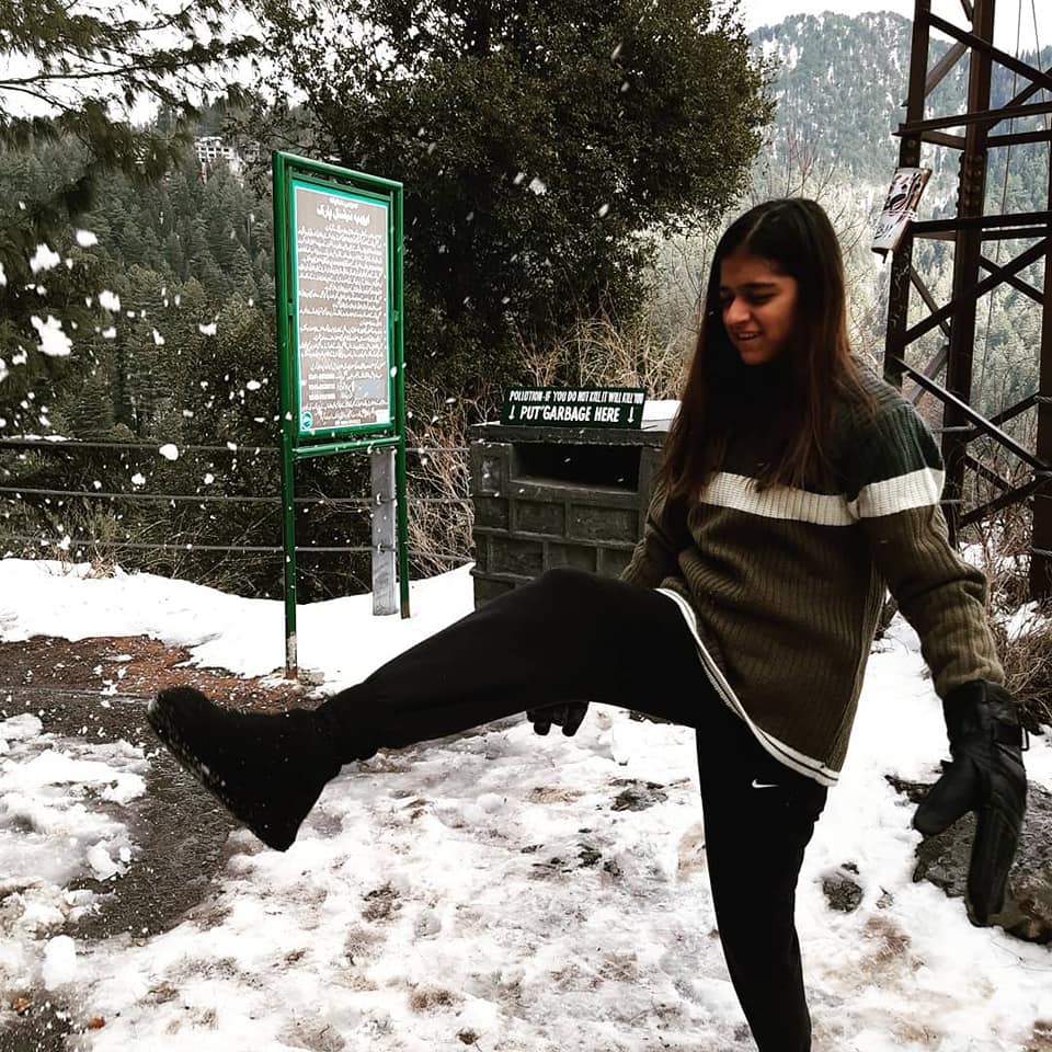 Actress Salma Hassan Spending Winter Vacations with her Daughter
