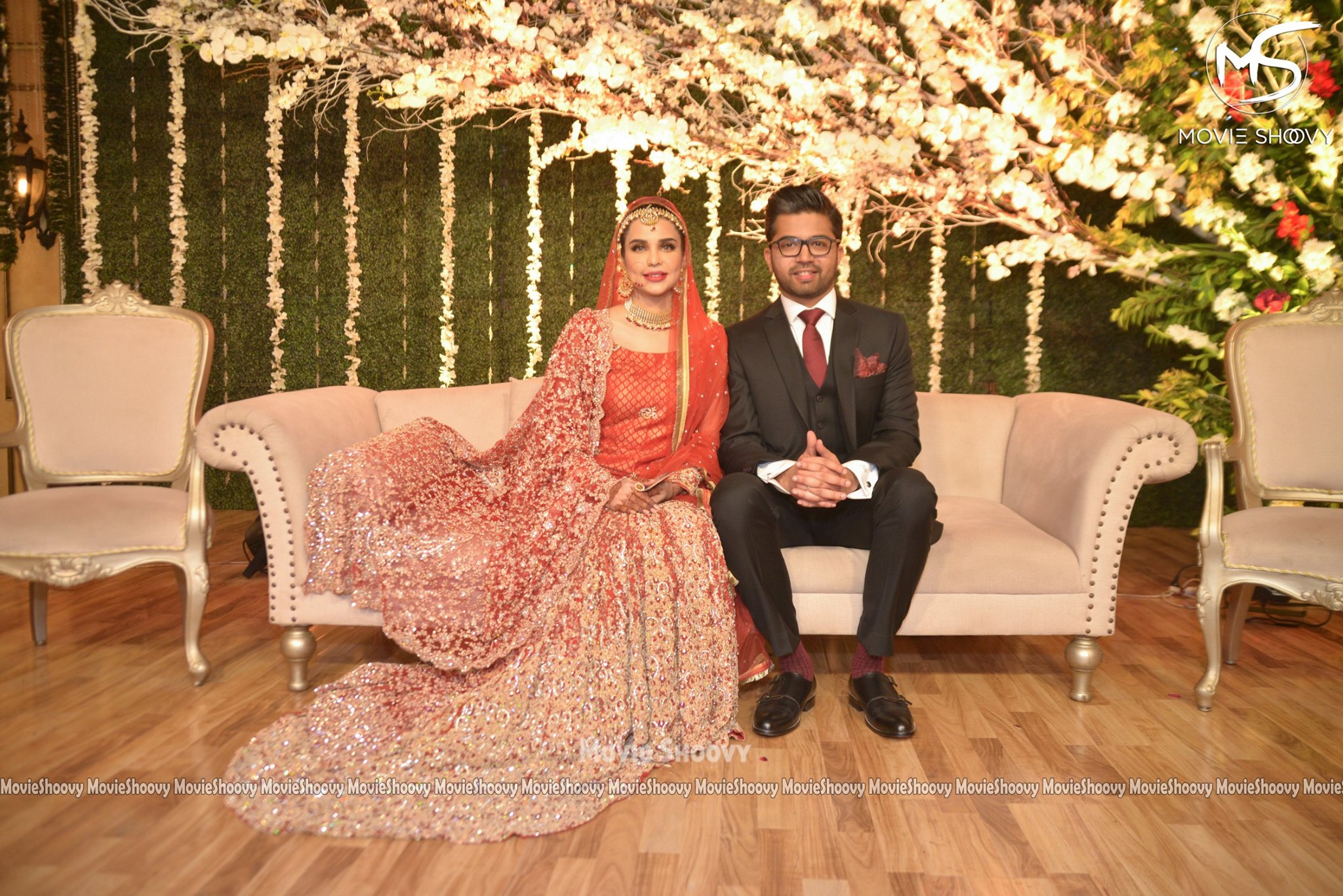 Actress and Fashion Model Sana Sarfaraz Exclusive Wedding Reception Pictures