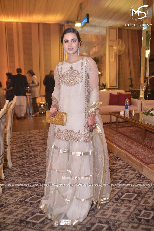 Actress and Fashion Model Sana Sarfaraz Exclusive Wedding Reception Pictures