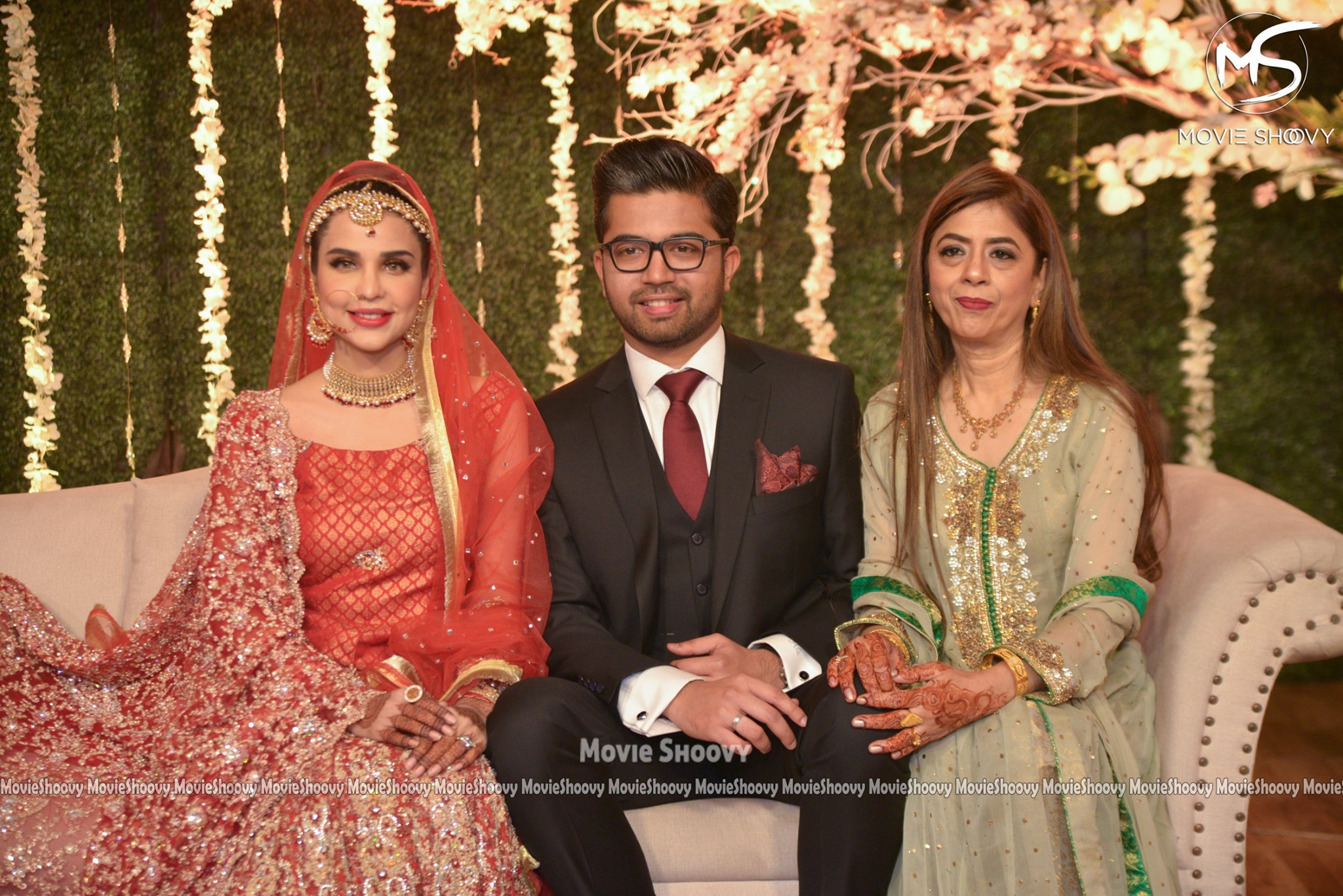 Actress and Fashion Model Sana Sarfaraz Exclusive Wedding Reception Pictures