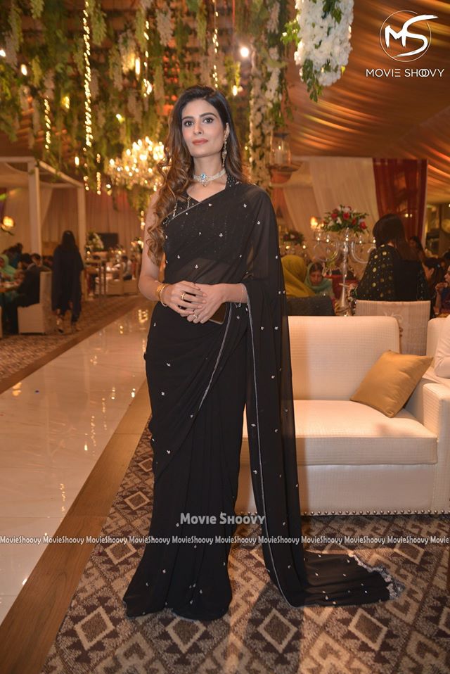 Actress and Fashion Model Sana Sarfaraz Exclusive Wedding Reception Pictures
