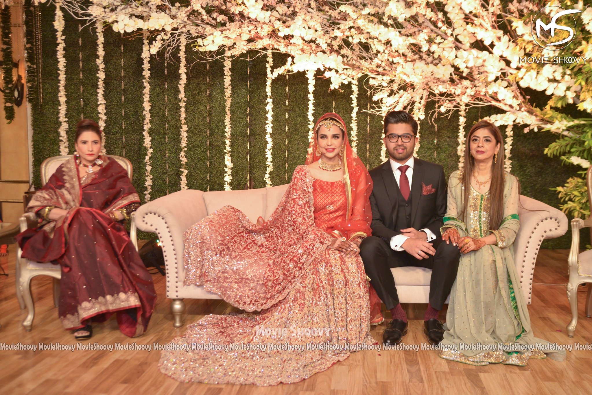 Actress and Fashion Model Sana Sarfaraz Exclusive Wedding Reception Pictures