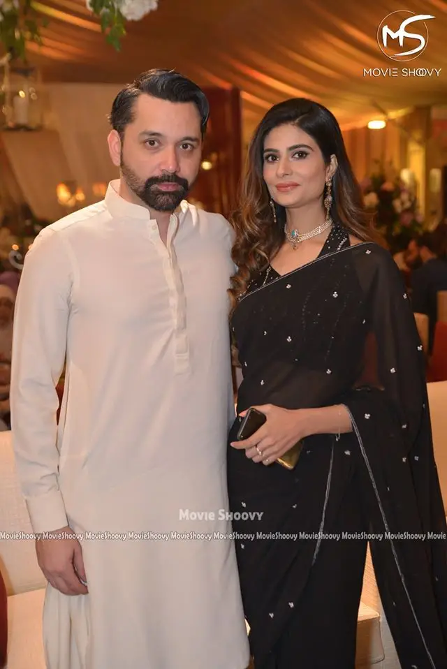 Actress and Fashion Model Sana Sarfaraz Exclusive Wedding Reception Pictures