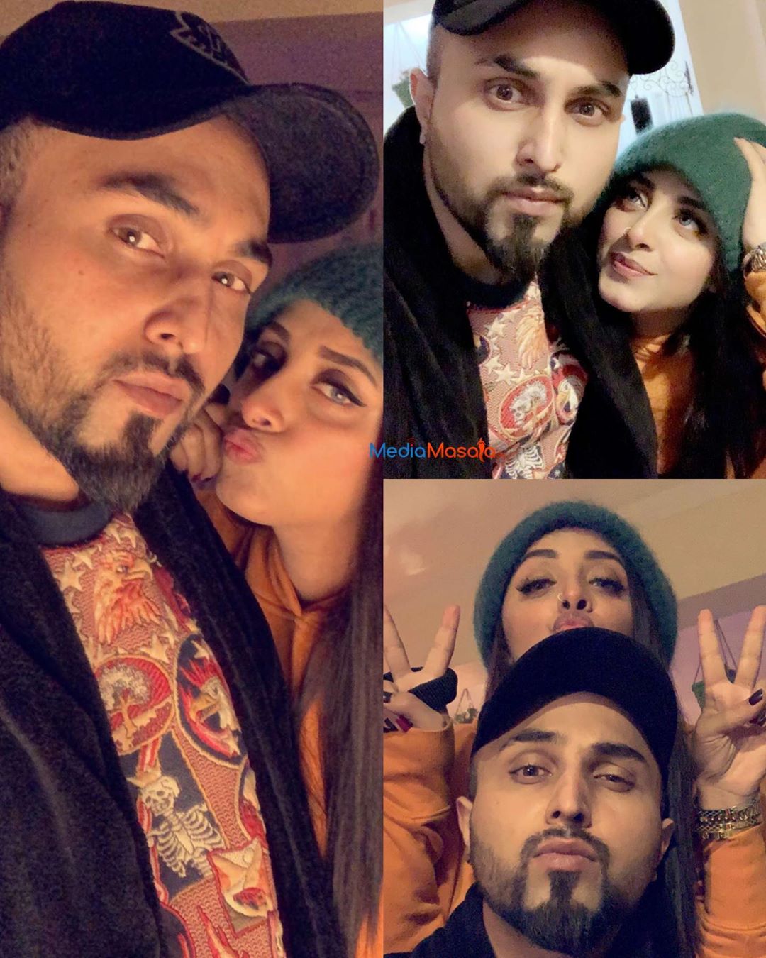 Latest Clicks of Newly Weds Couple Sanam Chaudhry and Somee Chohan