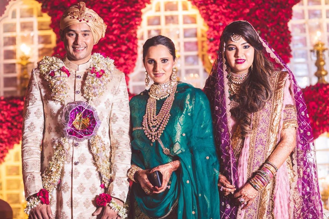 Sania Mirza's Sister Anam Mirza Marries Cricketer Azharuddin's Son Asad in Hyderabad India