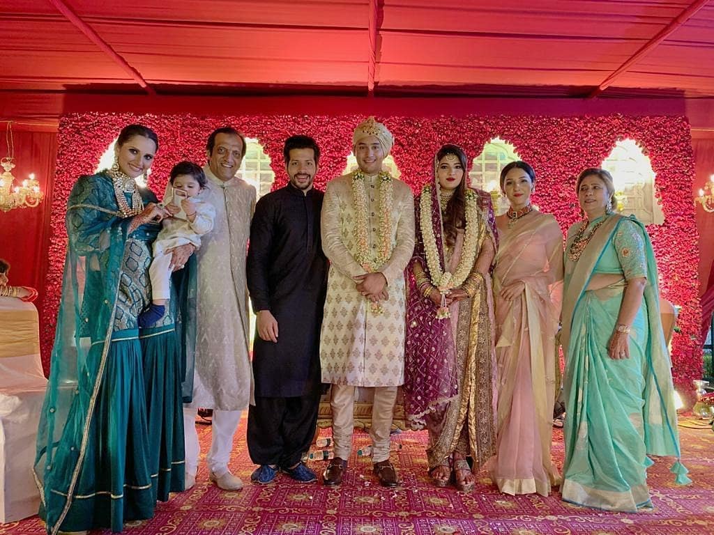 Sania Mirza's Sister Anam Mirza Marries Cricketer Azharuddin's Son Asad in Hyderabad India