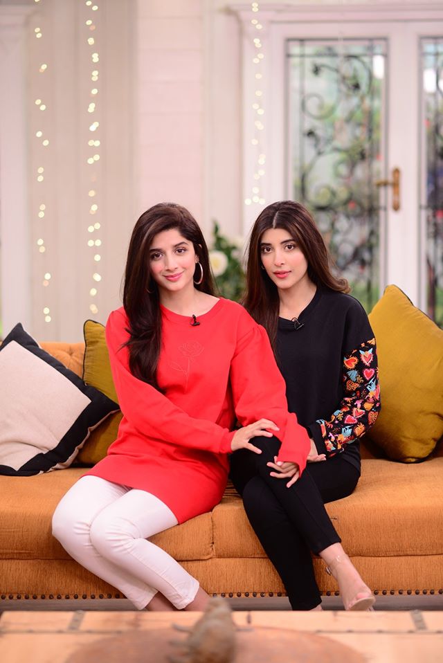 Urwa and Mawra Hocane Appeared in Good Morning Pakistan