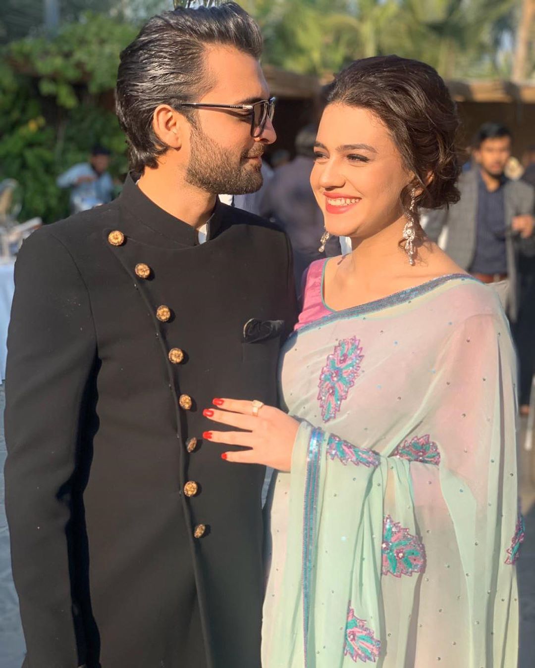 Zara Noor Abbas and Asad Siddiqui Celebrating their 2nd Wedding Anniversary with family