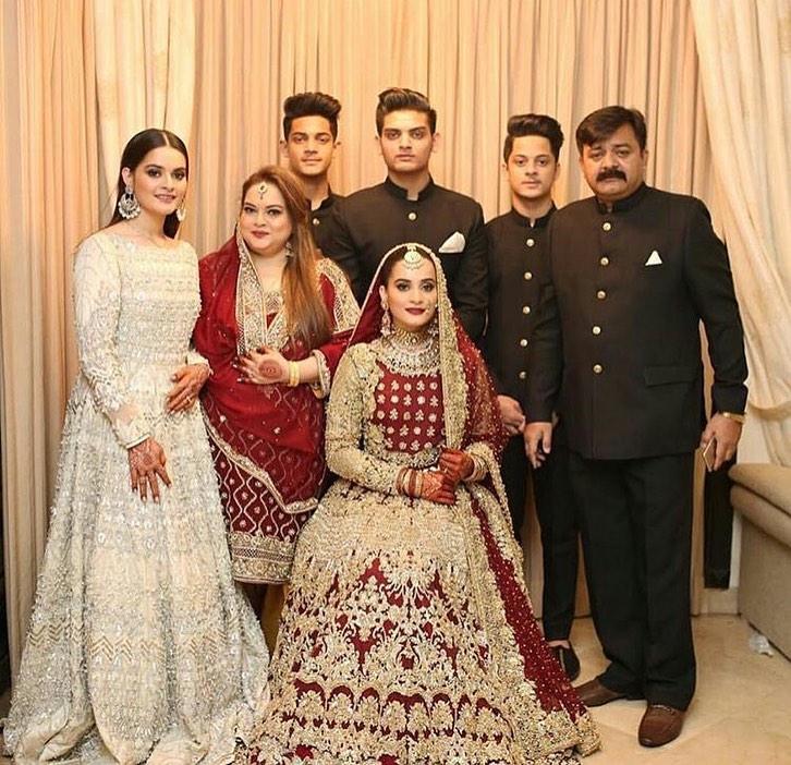 Aiman Khan's and Muneeb Butt First Wedding Anniversary - Pictures Collection