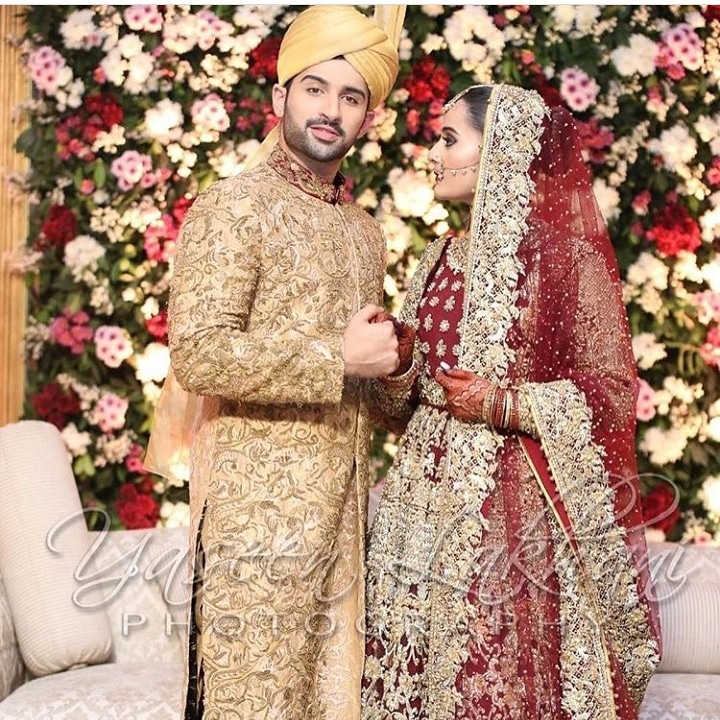 Aiman Khan's and Muneeb Butt First Wedding Anniversary - Pictures Collection