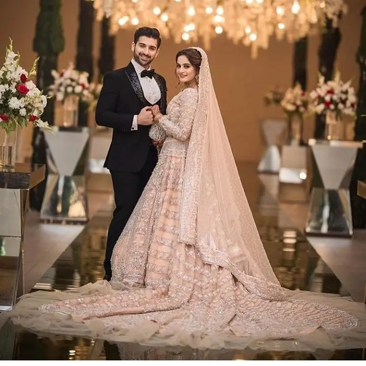 Aiman Khan's and Muneeb Butt First Wedding Anniversary - Pictures Collection