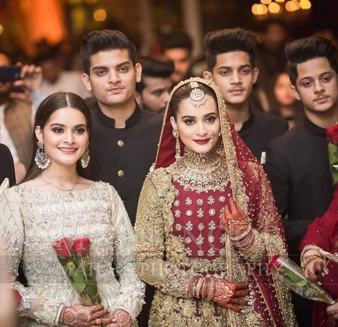 Aiman Khan's and Muneeb Butt First Wedding Anniversary - Pictures Collection