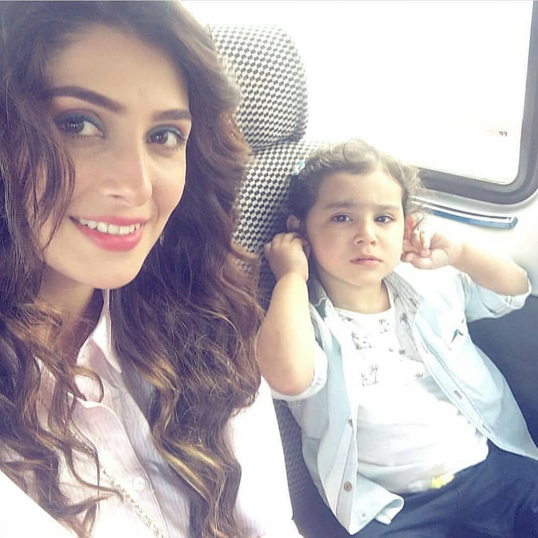 Ayeza Khan and Danish Enjoying Vacation with their Kids in Dubai