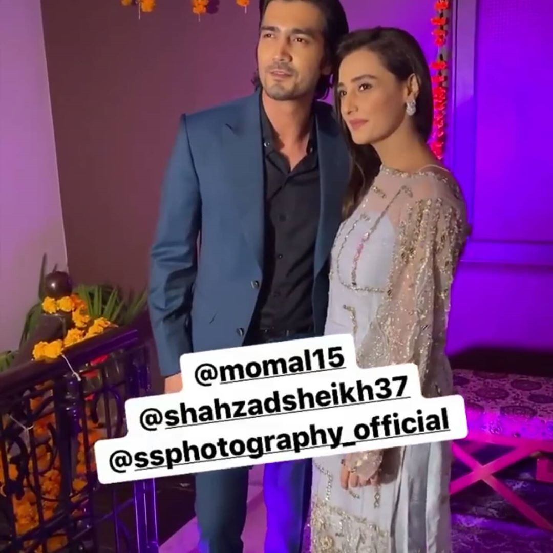 Celebrities Spotted at the Mehndi Event of Iqra Aziz and Yasir Hussain