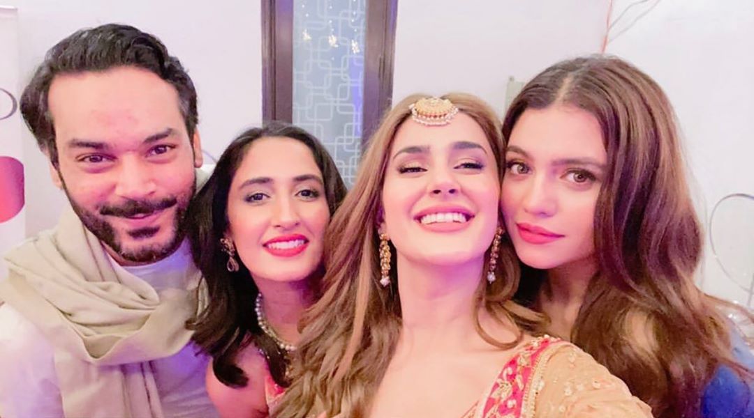 Celebrities Spotted at the Mehndi Event of Iqra Aziz and Yasir Hussain