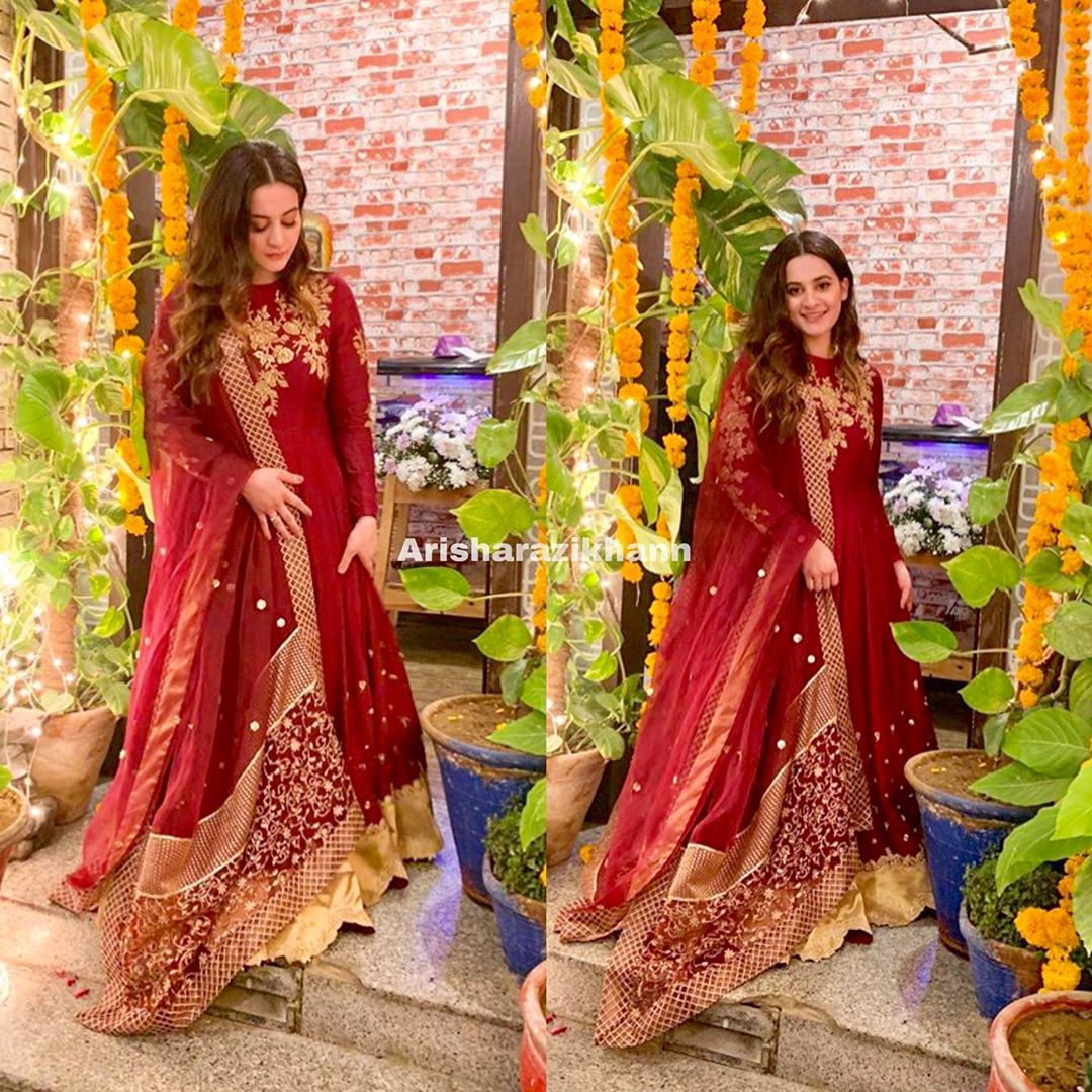 Celebrities Spotted at the Mehndi Event of Iqra Aziz and Yasir Hussain