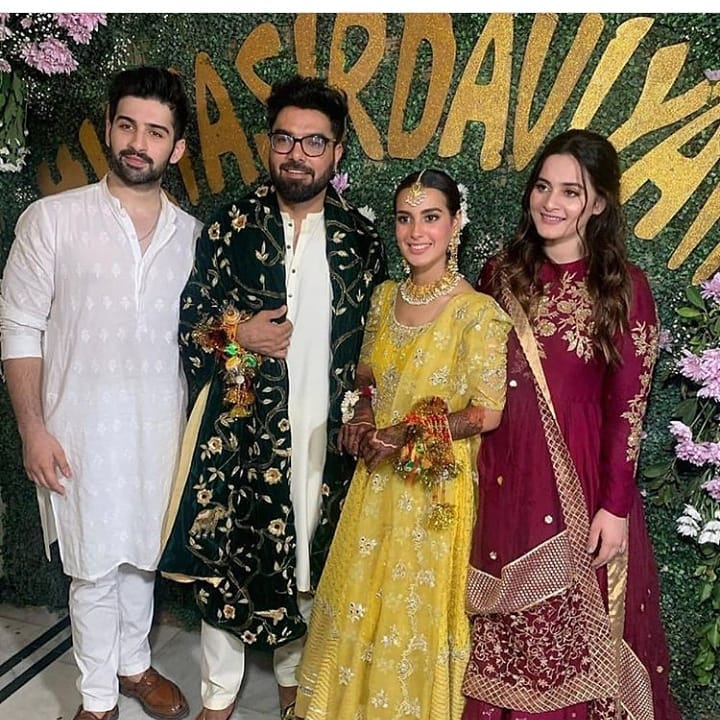 Celebrities Spotted at the Mehndi Event of Iqra Aziz and Yasir Hussain