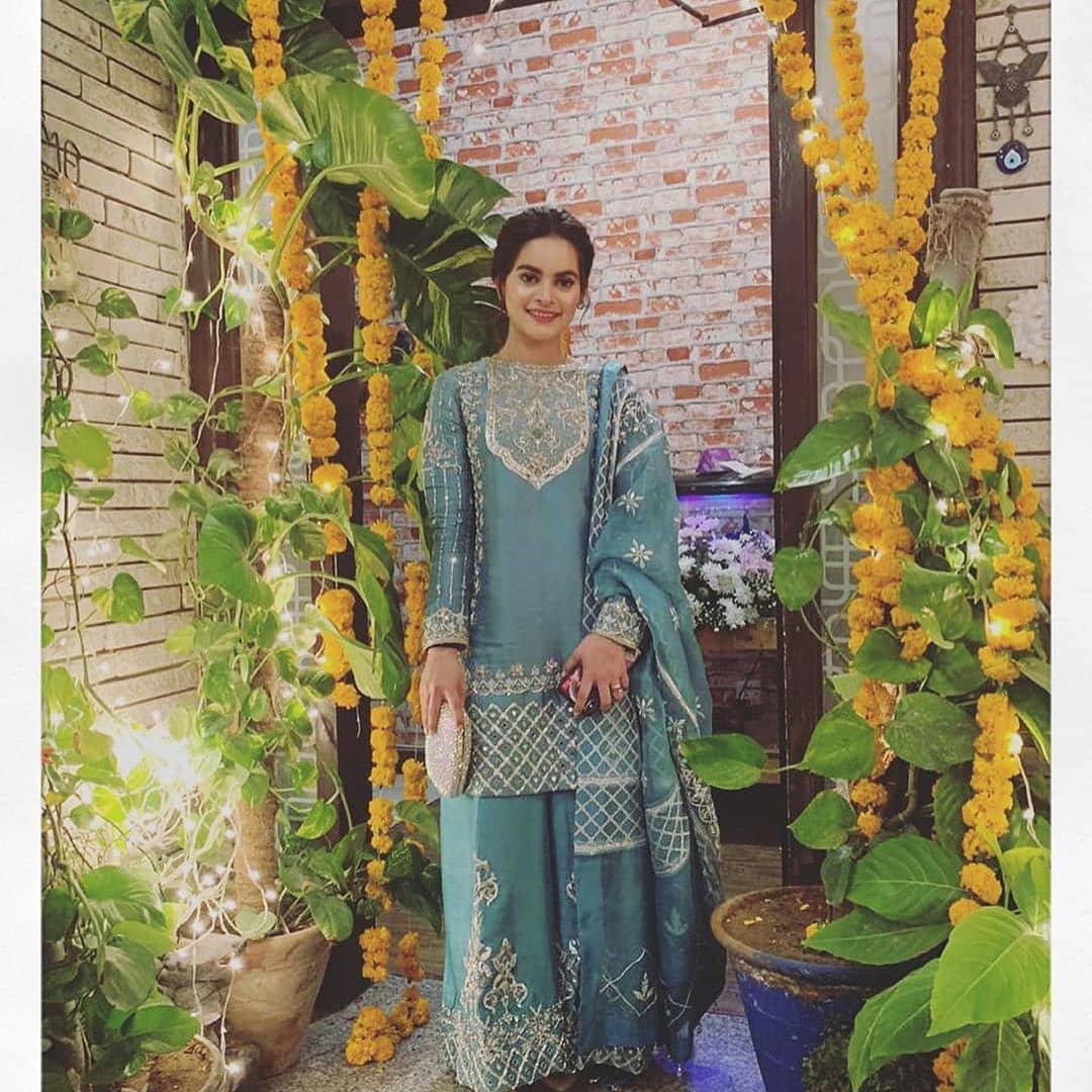 Celebrities Spotted at the Mehndi Event of Iqra Aziz and Yasir Hussain