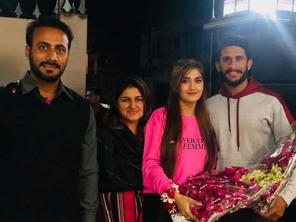Cricketer Hassan Ali Wife Samiya Came to his Home in Pakistan for the First Time