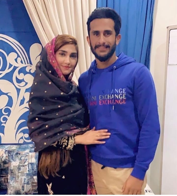 Hassan Ali with his Wife Samiya for their Wedding Event in Pakistan