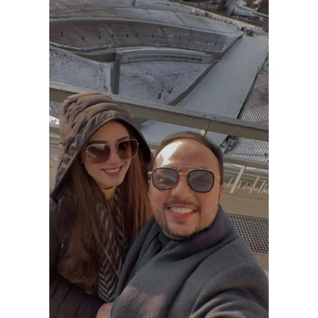 Beautiful Clicks of Maya Ali Enjoying in Oslo Norway