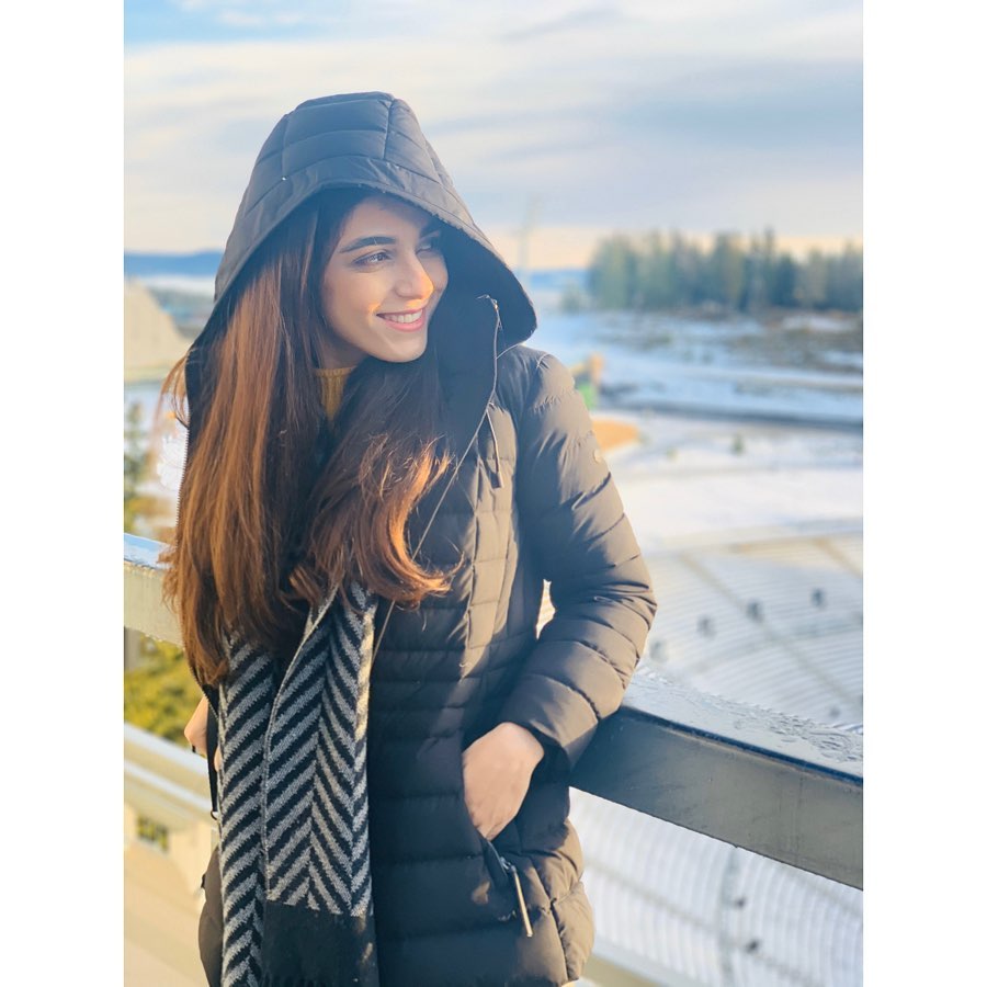Beautiful Clicks of Maya Ali Enjoying in Oslo Norway