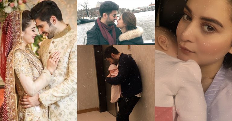 Aiman Khan’s and Muneeb Butt First Wedding Anniversary – Pictures Collection