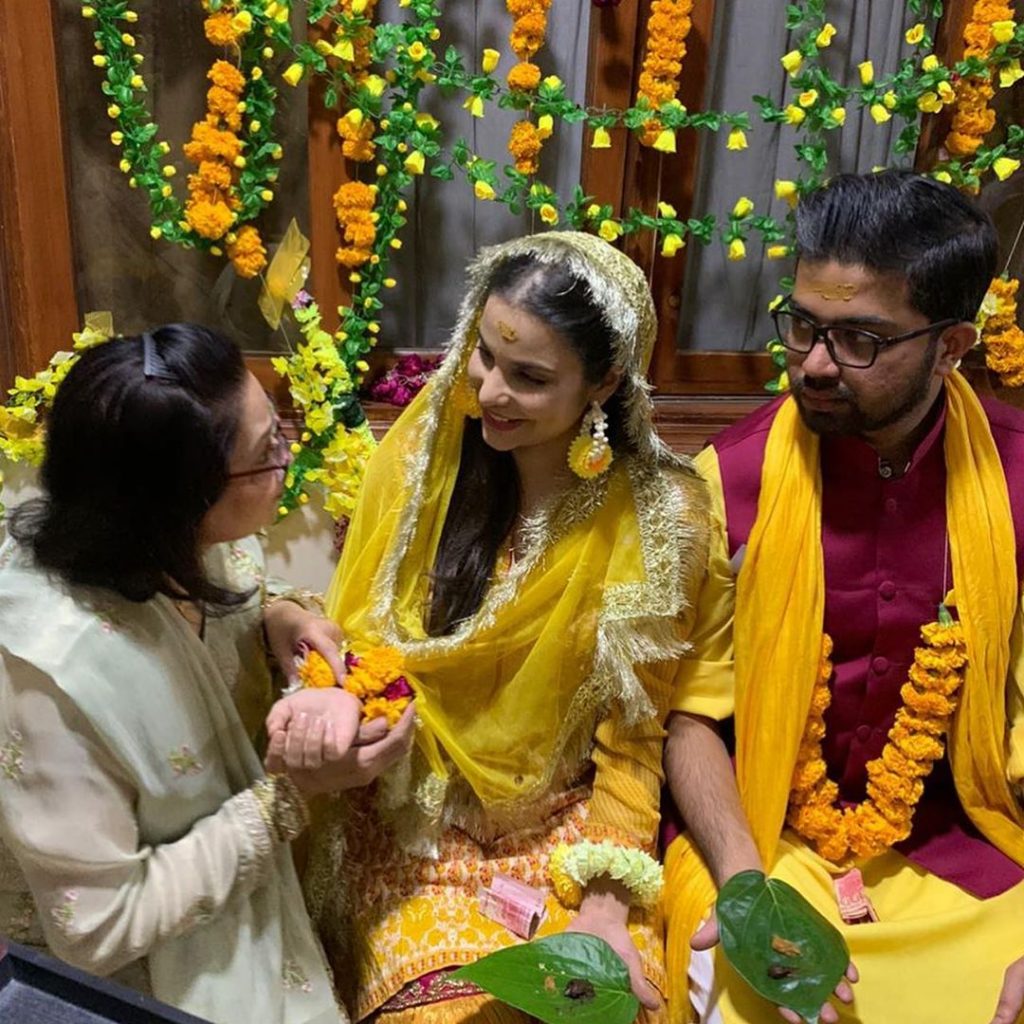 In pictures: Sana Sarfaraz makes a gorgeous mayun bride