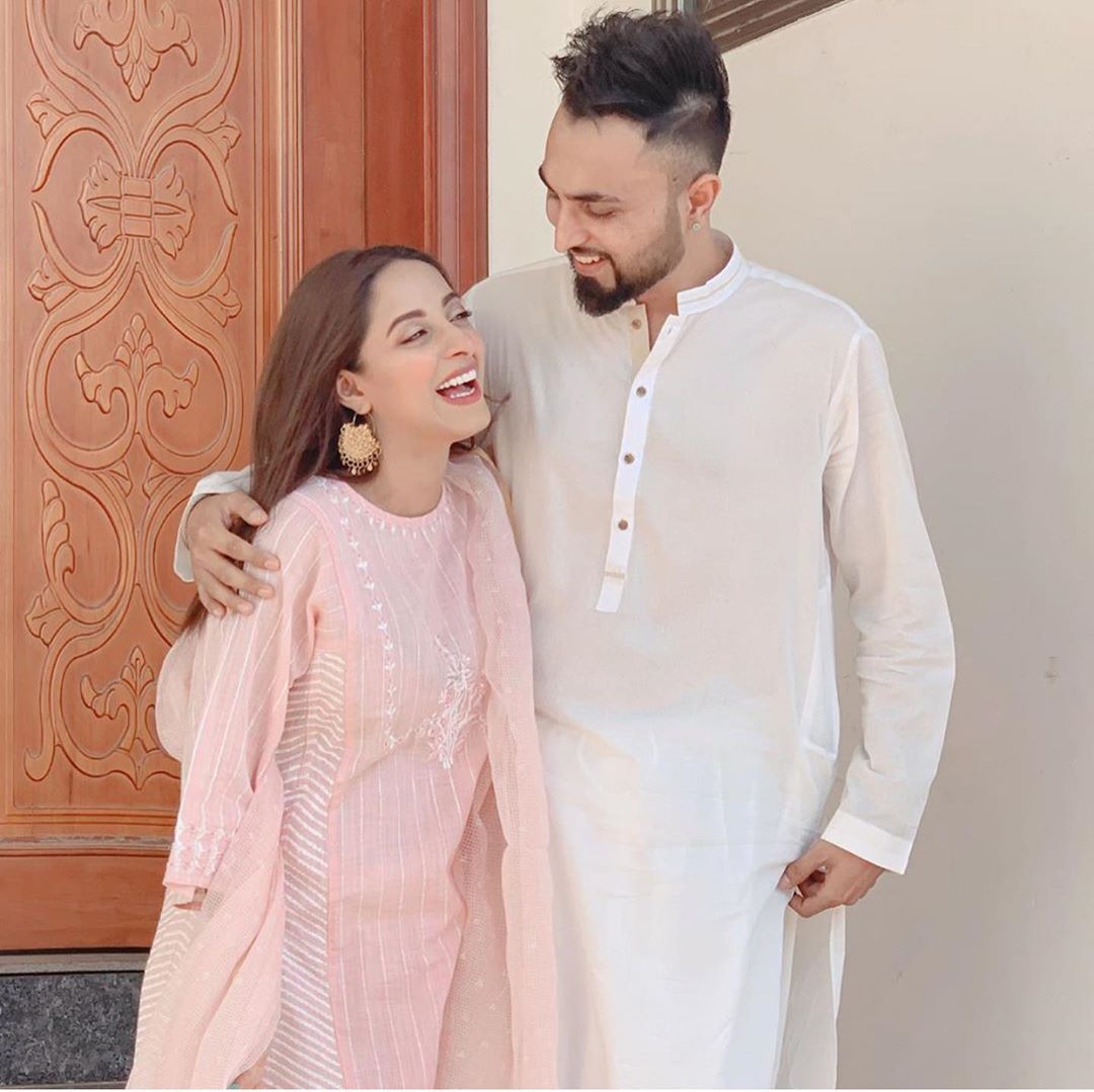 Latest Clicks of Sanam Chaudhry with her Husband Somee Chohan