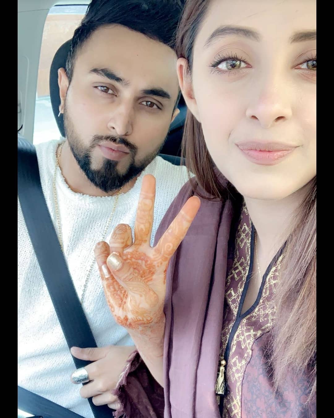 Latest Clicks of Sanam Chaudhry with her Husband Somee Chohan