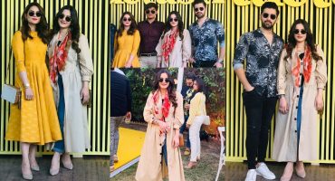 Aiman Khan, Muneeb Butt and Minal Khan Spotted at Tuctastic Event