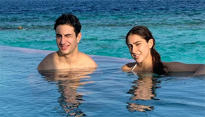 Sara Ali Khan and Family Celebrating New Years in Maldives