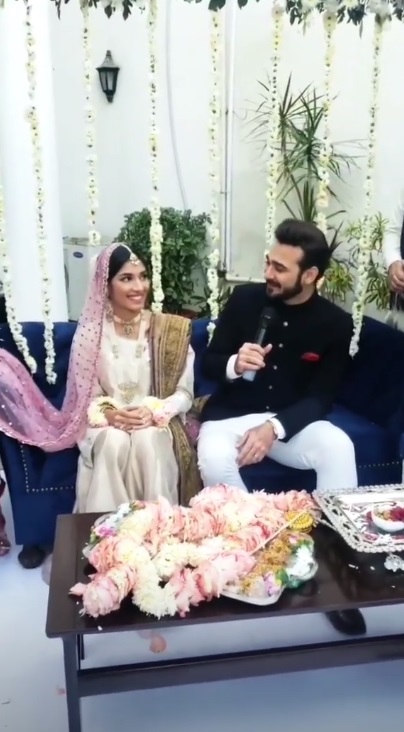 Sanam jung Sister Amna Jung Nikkah Ceremony Pictures