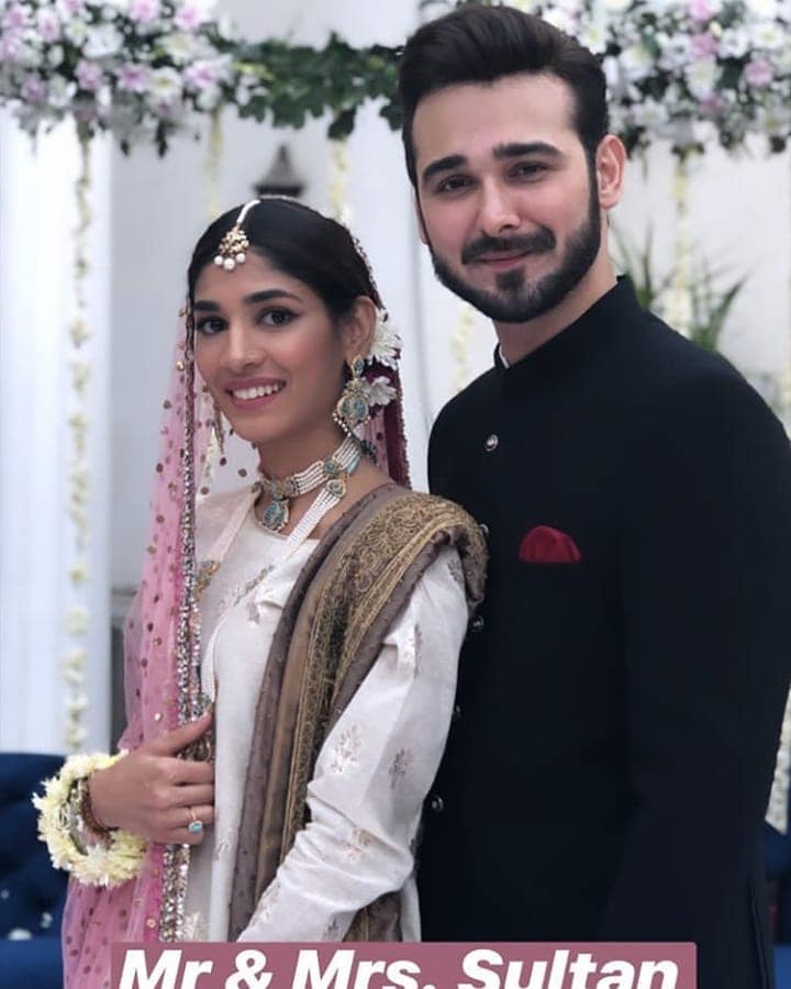 Sanam jung Sister Amna Jung Nikkah Ceremony Pictures