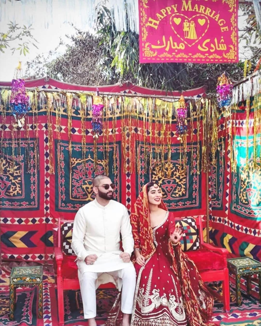 Exclusive Wedding Pictures of Actress Eman Suleman