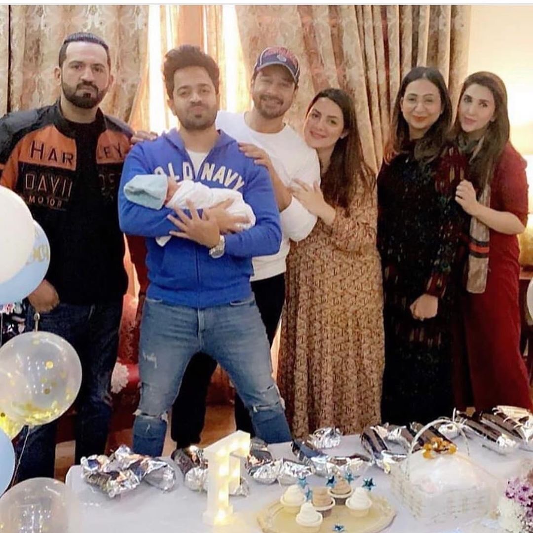 Faysal Qureshi with Wife Welcome their New Born Baby Farman Qureshi