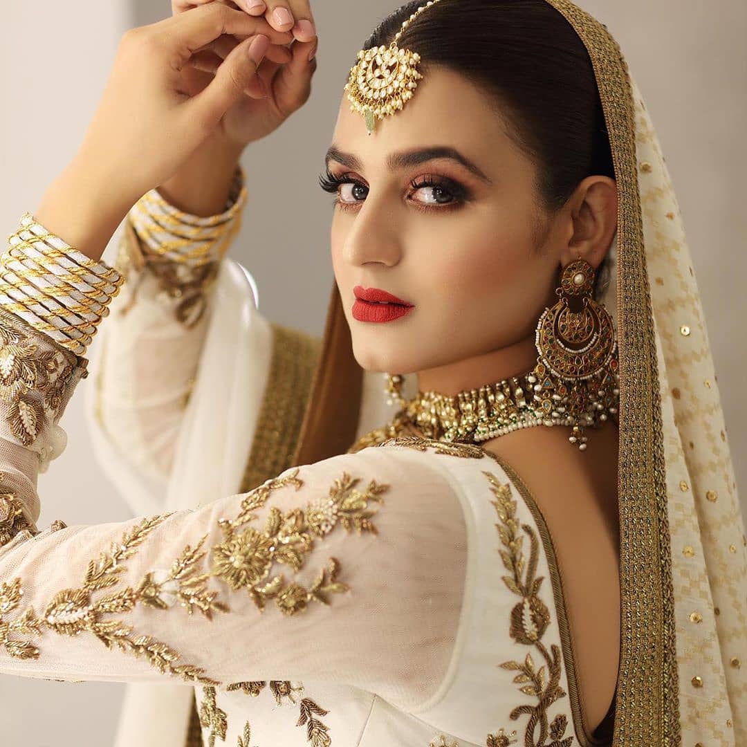 Beautiful Bridal Look of Hira Mani from her Latest Shoot