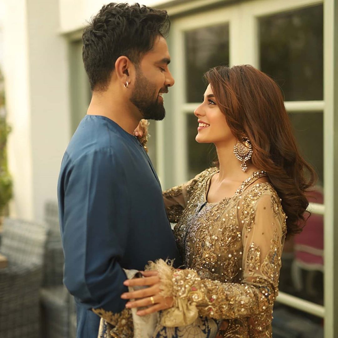 Beautiful Couple Iqra Aziz and Yasir Hussain Latest Photo Shoot