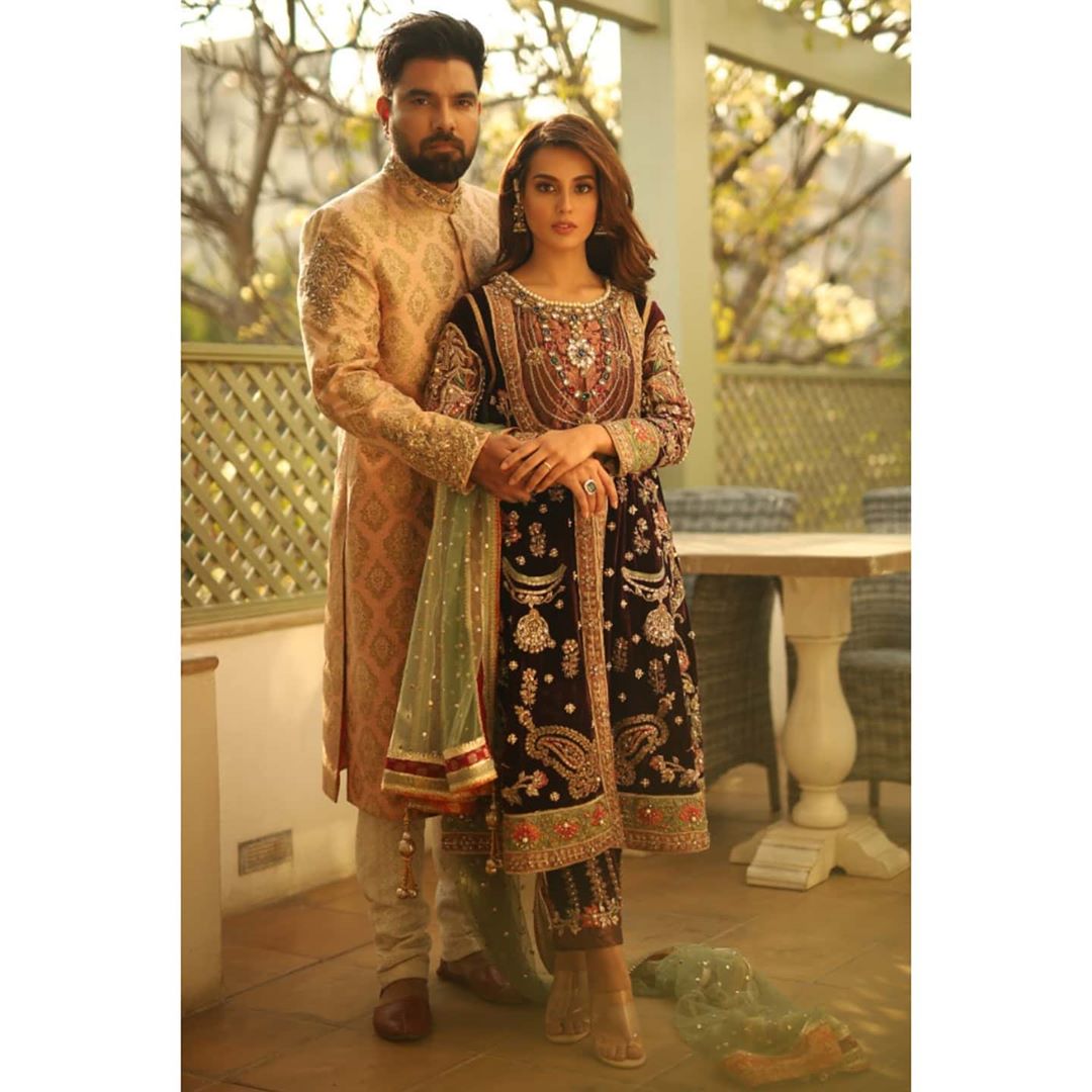 Beautiful Couple Iqra Aziz and Yasir Hussain Latest Photo Shoot