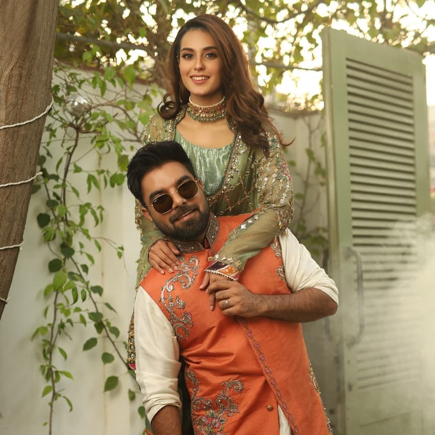 Beautiful Couple Iqra Aziz and Yasir Hussain Latest Photo Shoot