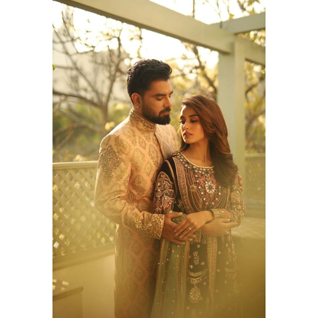 Beautiful Couple Iqra Aziz and Yasir Hussain Latest Photo Shoot