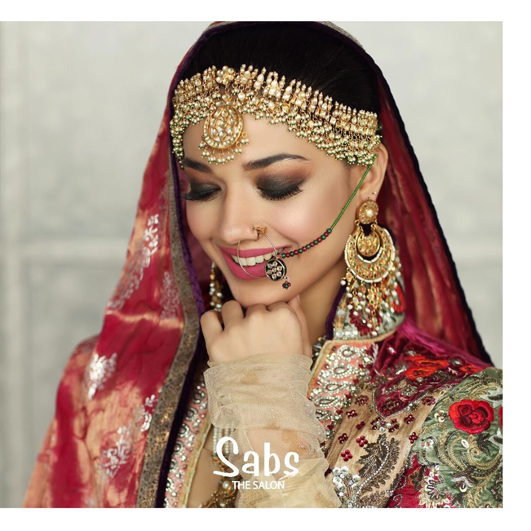 Beautiful Bridal Photo Shoot of Sanam Jung for Sabs The Salon