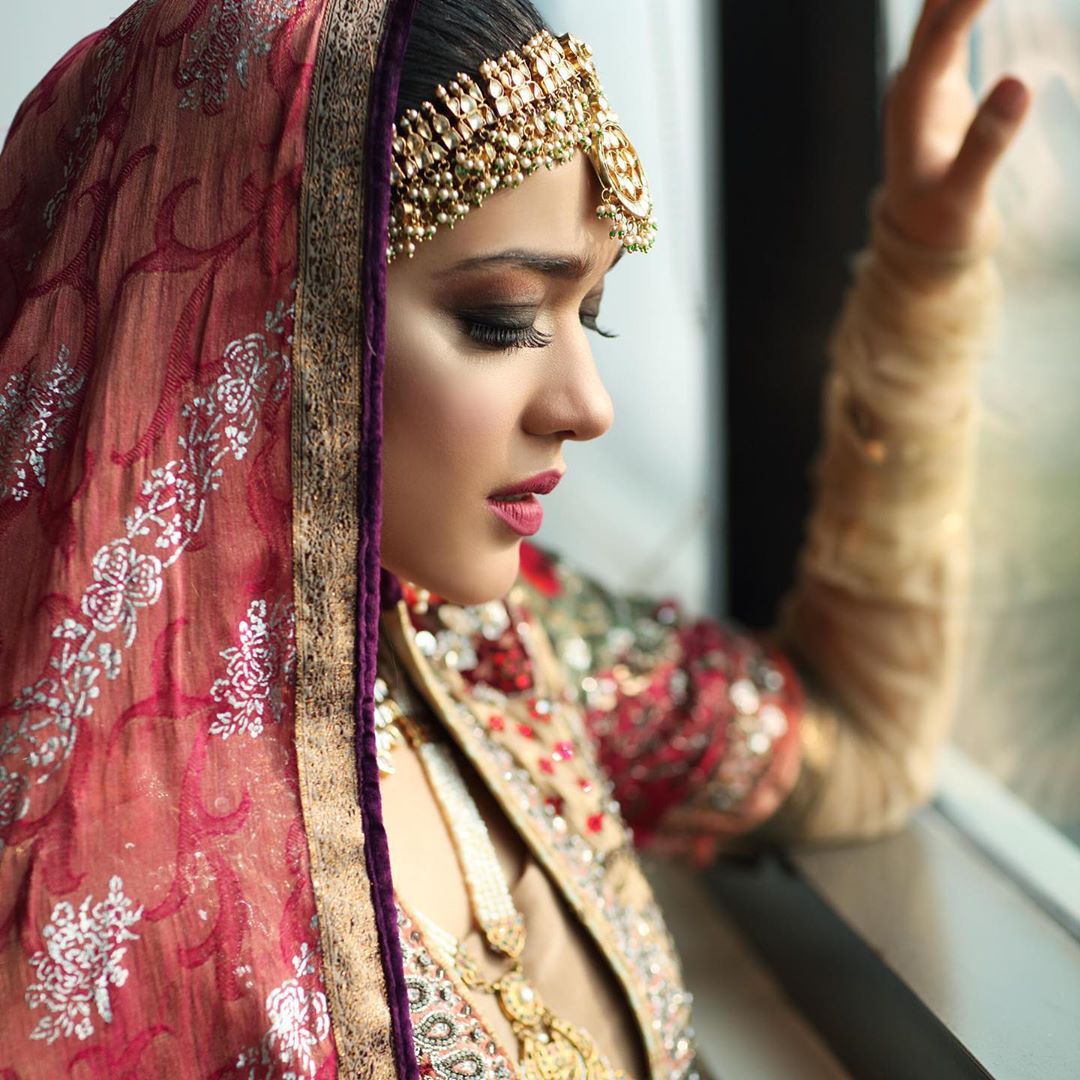 Beautiful Bridal Photo Shoot of Sanam Jung for Sabs The Salon