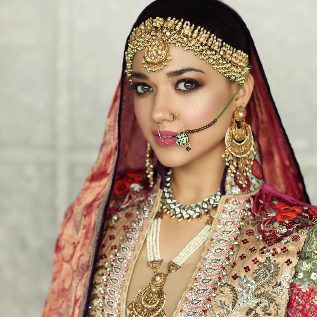 Beautiful Bridal Photo Shoot of Sanam Jung for Sabs The Salon