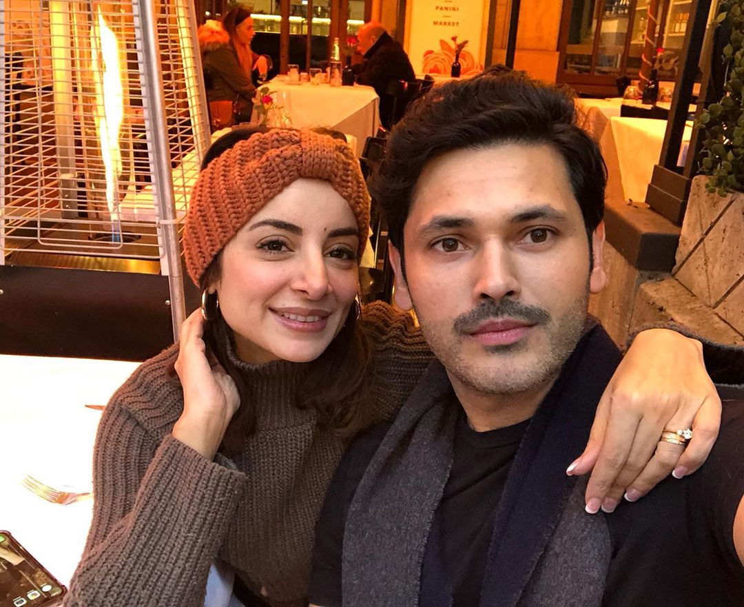 Sarwat Gilani and Fahad Mirza Latest Beautiful Pictures from Rome