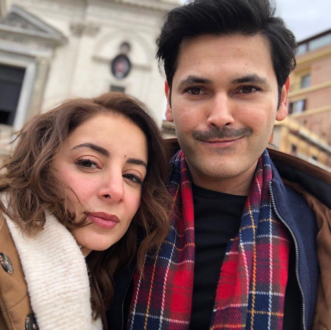 Sarwat Gilani and Fahad Mirza Latest Beautiful Pictures from Rome