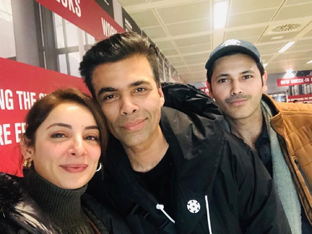 Sarwat Gillani And Fahad Mirza Had Fan Moment With Karan Johar