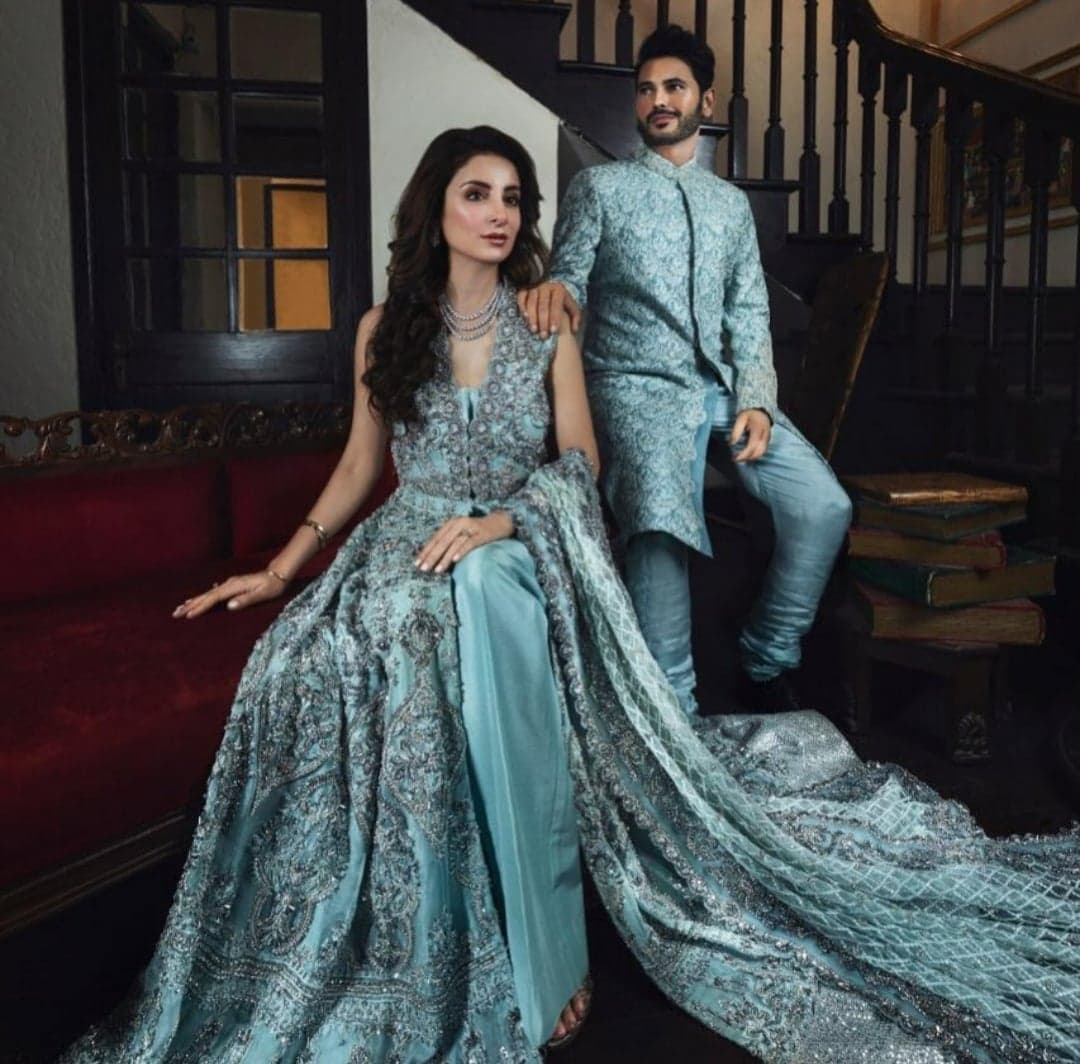 Pakistani hotsell couple dresses