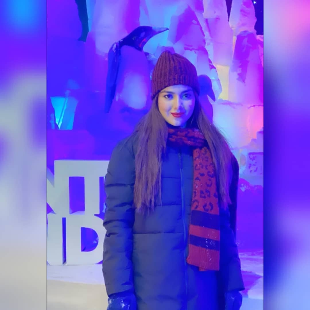 Beautiful Clicks of Syeda Tuba Aamir from Winter Land Karachi