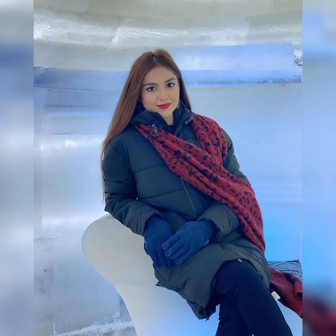 Beautiful Clicks of Syeda Tuba Aamir from Winter Land Karachi